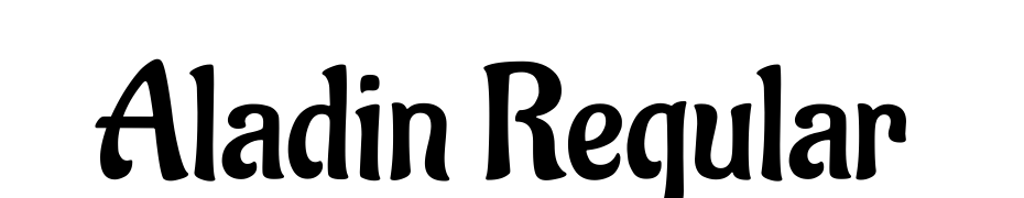 Aladin Regular Font Download Free